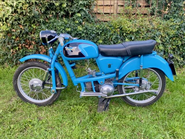 Aermacchi 125 U/N de 1954 – Prototipo, Rara Ligera Italiana, Estado Casi Perfecto